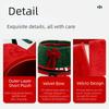 Solid Color Christmas Tree Skirt with Bow Plush Xmas Tree Surround Collar  Party Gifts