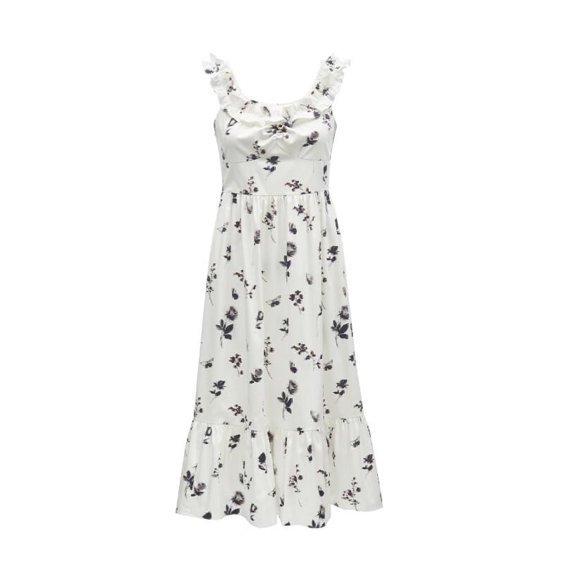 Only Women's 2024 Spring H15 Deer Print A-Line Cami Dress