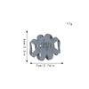1pc Women Frosted Octopus Hair Clip
