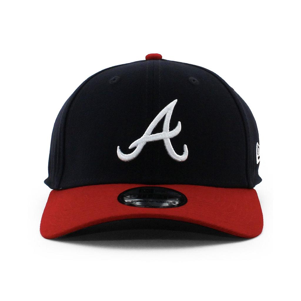 Cap 39THIRTY Atlanta Braves MLB STRETCH FIT CAP Stretch ATLANTA BRAVES Hat 3930 Size [New Era] S/M [Used]