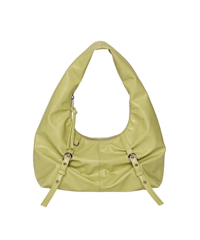 Picea Belted Hobo Mini Bag [Lime Yellow]