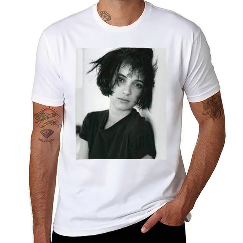 Winona Ryder Poster Tshirt Graphic T Shirts For Unisex Unisex T Shirt Cotton High Quality Tshirt