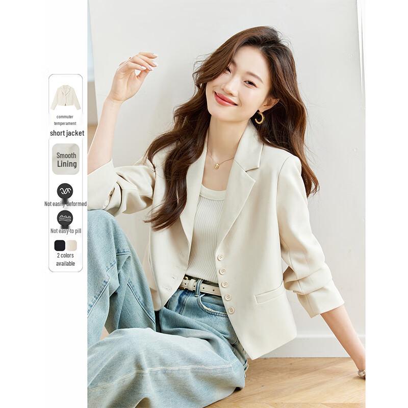 

Vansyment Women s Elegant Commuter Blazer L