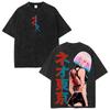Lucy Cyberpunk Edgerunners Vintage Graficzny T-shirt Anime Night City