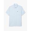 LacoSte Men S Linen Short Sleeve Shirt Ch5699 54g T01 q2nCh5699 54gT01