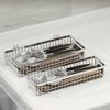 Rust Proof Hanging Cutlery Holder Silver Cutlery Drainer Rack  Chopstick