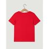 Boys Airplane Print Crewneck Casual Short Sleeve Tee