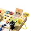 Lights Switch Busy Board Montessori Toy Analog Steering Wheel Age 3 + Children Developmental Kids