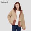 LAFUMA Women's Teddy Fleece Patchwork Jacket