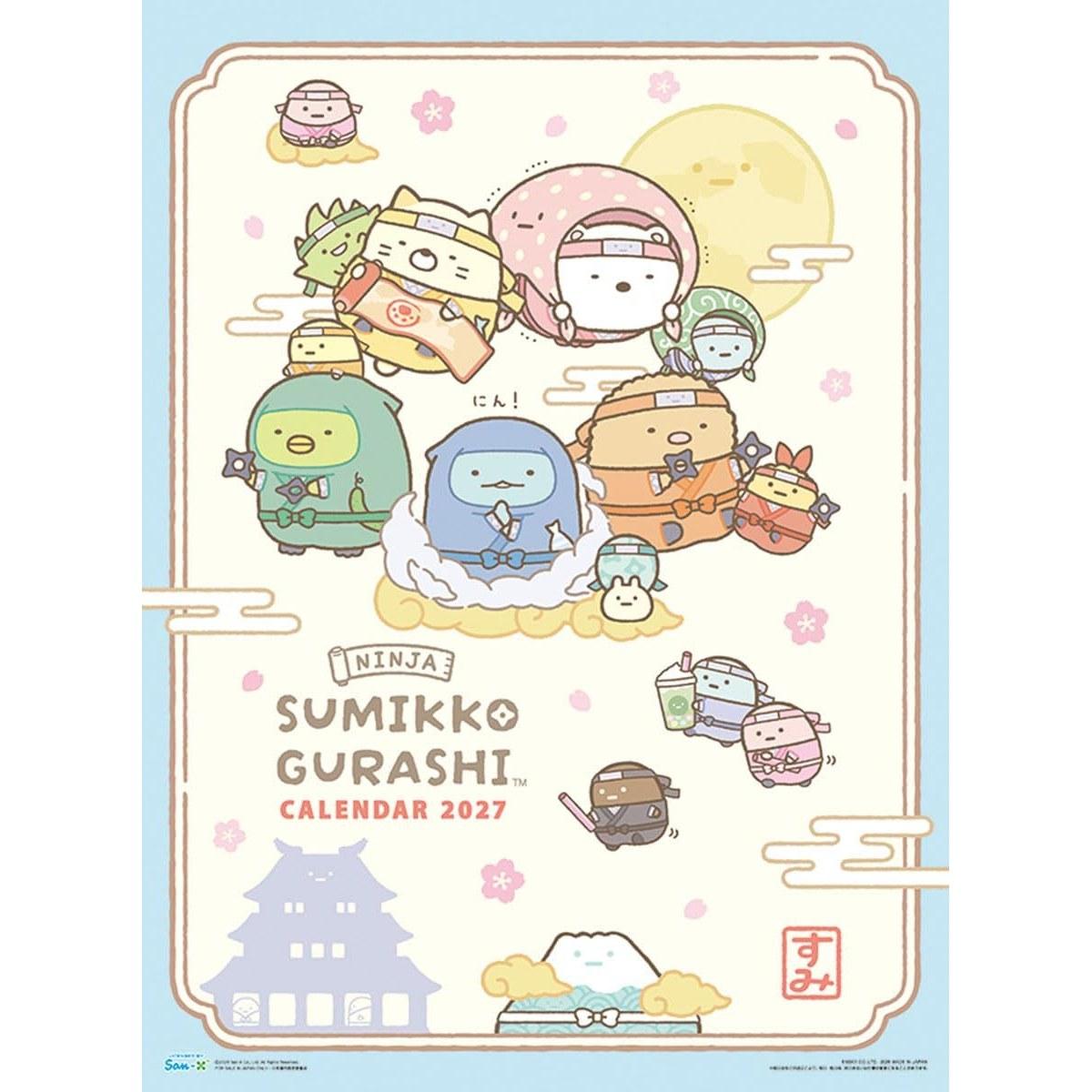 Ensky Sumikko Gurashi 2027. gada kalendārs