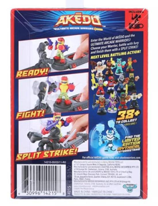 Akedo Ultimate Arcade Warriors Mystery Warrior Battle Controller Battle Action Figures + (3-Pack)