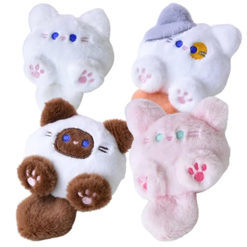 1/3/5/10/20PCS Adorable Plush Cartoon Cat Hanging Doll Soft Kawaii Backpack Decoration for Girls Student Christmas Gift
