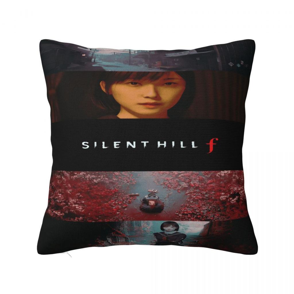 Car Decorations Silent Hill F Horror Game 2025 Pillowcase Merch Pillow Cover Zipper Multi Size