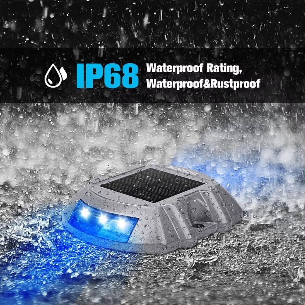 Solarbetriebene LED-Deckleuchte Intelligente Einfahrtsleuchte Landschaftsbeleuchtung Solar-Straßenboller Treppe