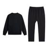 Li-Ning Crew Neck Pullover Sweatshirt And Comfortable Long Pants Casual Sports Set Men Sets AWDUA53-14+AKLVB33-1