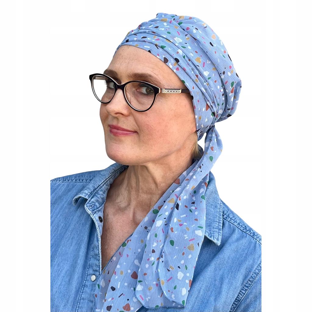 Turban Ayliz Sz-314 Gotowa Chusta Na Głowę Na Lato Po Chemioterapii Cieńka