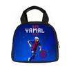 Learn, Travel Handbag Insulated Lunch Bag Reusable L-Lamin Yamal Lunch Box Football Star Student Bento Food Container Bags