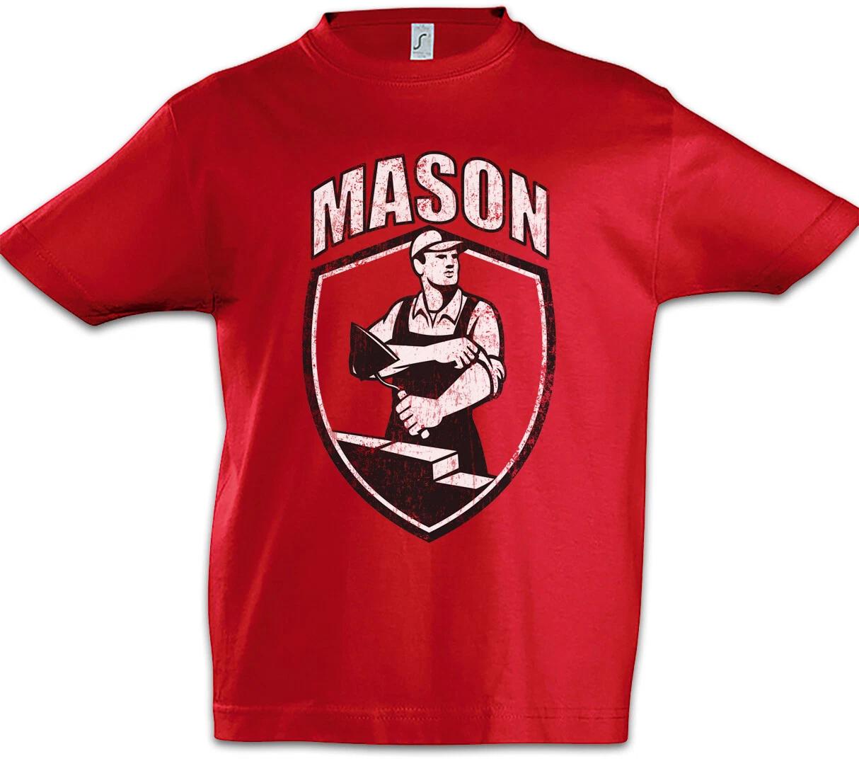 Mason I Kids Boys kids boys T-Shirt Builder Mason Craftsman Housebuilder 130