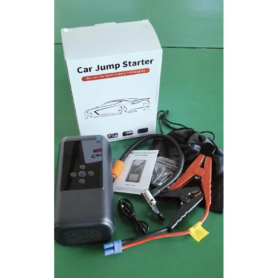 6 In 1 Portable 800A Jump Starter Power Bank, 12V Car Starting Device with Air Pump, Emergency Battery Booster for SUV