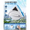 Double Sided Magnetic Cleaning Tool Window Cleaner PP Material Glass Cleaner Suitable for Bathrooms, Kitchens, and Living Rooms