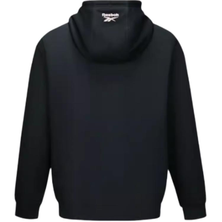 Reebok Comfortable Casual Hoodie Unisex hoodies Black 24FRM309UGH0