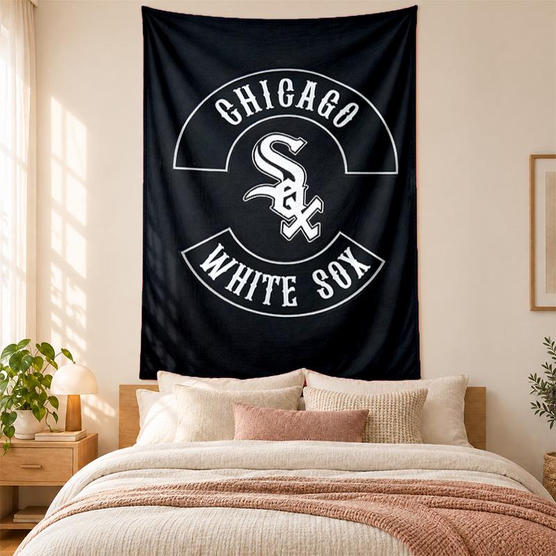 Chicago White Sox Tapestry Highquality for Decorating Living Room Bedroom Dorm Walls Ideal As Bedroom Wallart Orholiday Gift