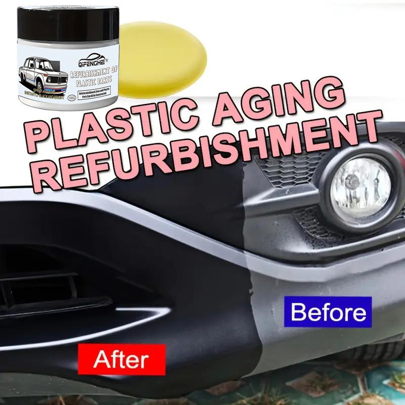 Car Plastic Polishing Wax, Maintenance Care Agent, Tires Prevent Cracking and Aging, Restore Interior/seat Gloss