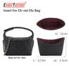 EverToner Leather Bag Strap For Ch-nl 25c Bag Shoulder Strap Replacement Adjustable Crossbody Belts Pearl Chain bag Accessories