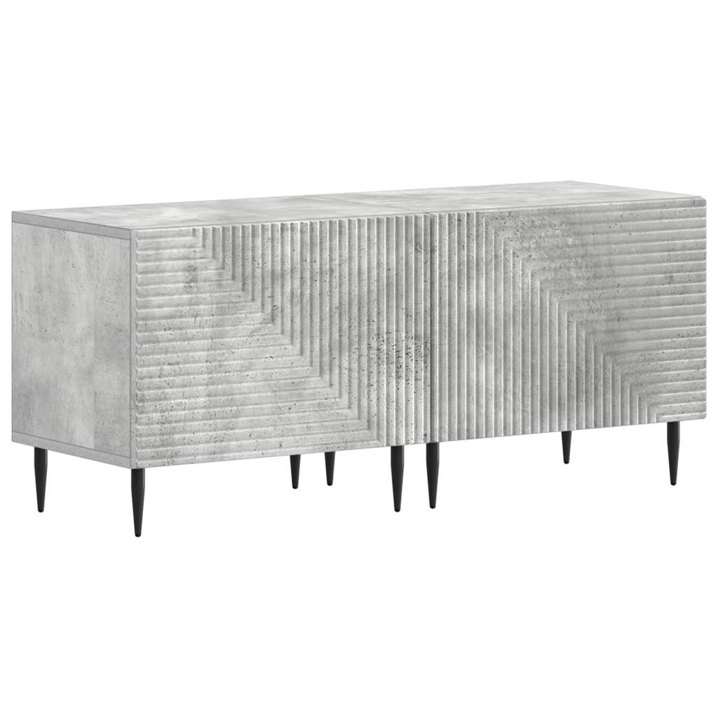 TV Stand Concrete Grey Engineered Wood
