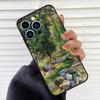 Claude Monet Garden Lotus Phone Case For iPhone 17 16 15 14 13 12 11 Pro Max Mini 15 16 Plus 16e 17 Air Cover Fundas