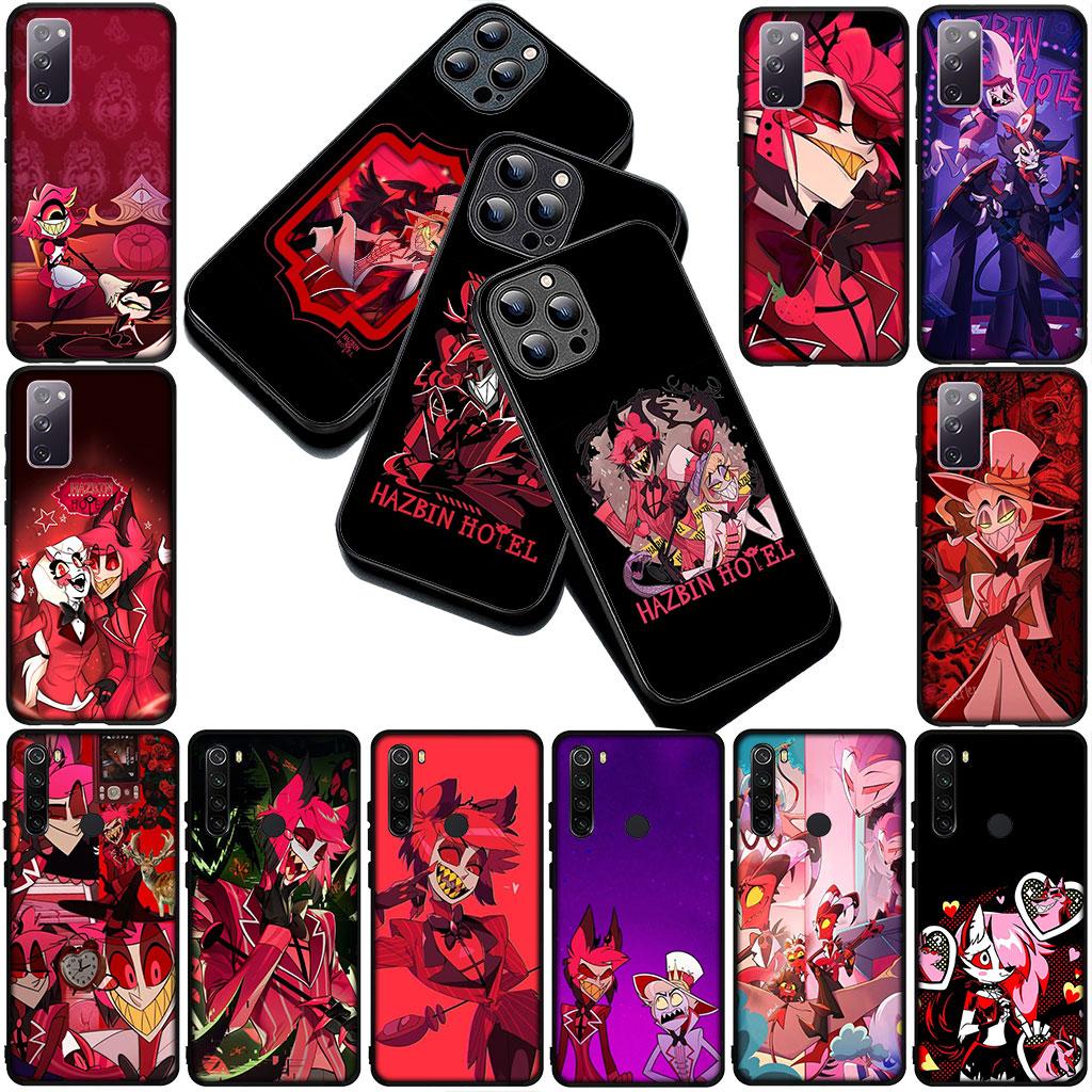 Casing Phone Cover for Xiaomi Redmi 15 15C A4 A5 9A 9C NFC Note 9 8 9T 8T Case  Alastor H-Hazbins Charile Angel Dust Hotels