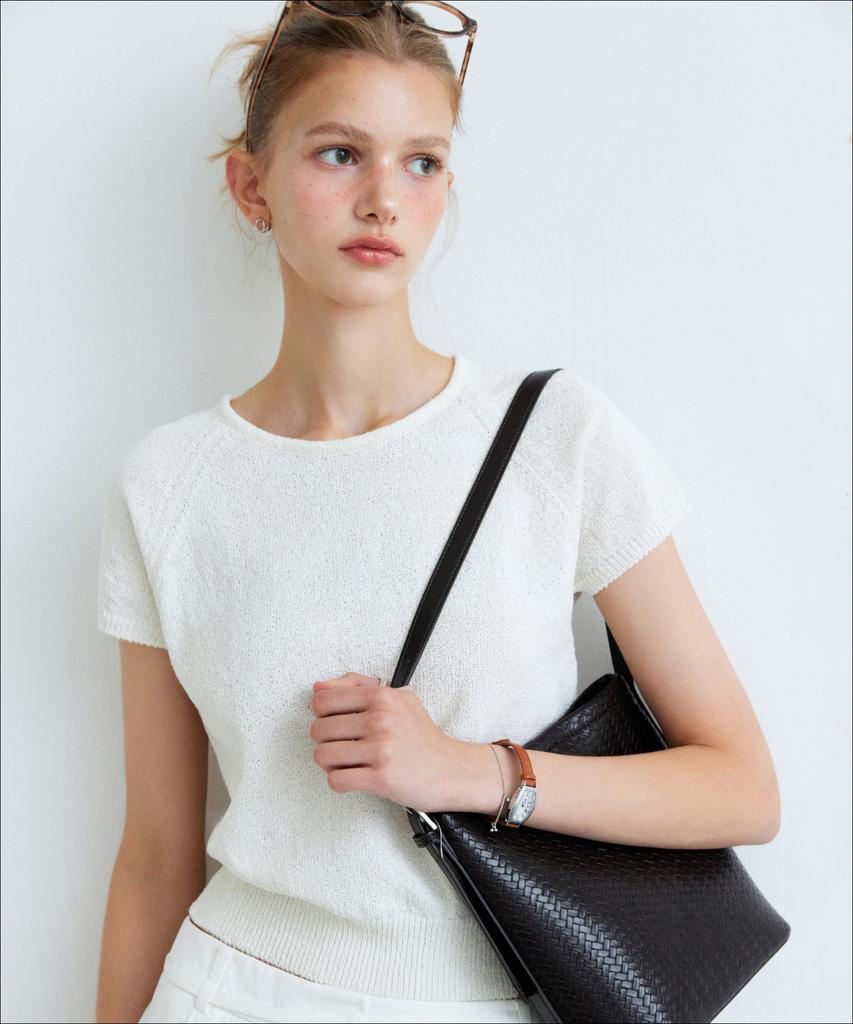 Mixxo Weaving Bucket Bag Re Bkg401B_Miabkg711B