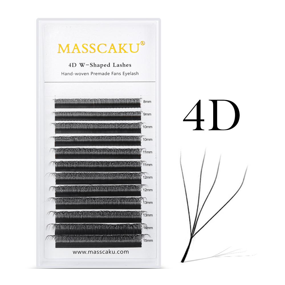 Design Exquisite Material Lashes Clusters Easy To Root Russian Volume Easy Blooming 100% Handemade Fake Eyelashes