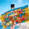 Cute Cartoon Super Zings Microfiber Blanket Quick Drying Beach Towels Oversized Printing Super Absorbent Pool Towel Blanket