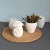 Premium Silicone Craft Mold with Intricate Mushroom Pattern For Handmade Enthusiasts Flower Pot Mould