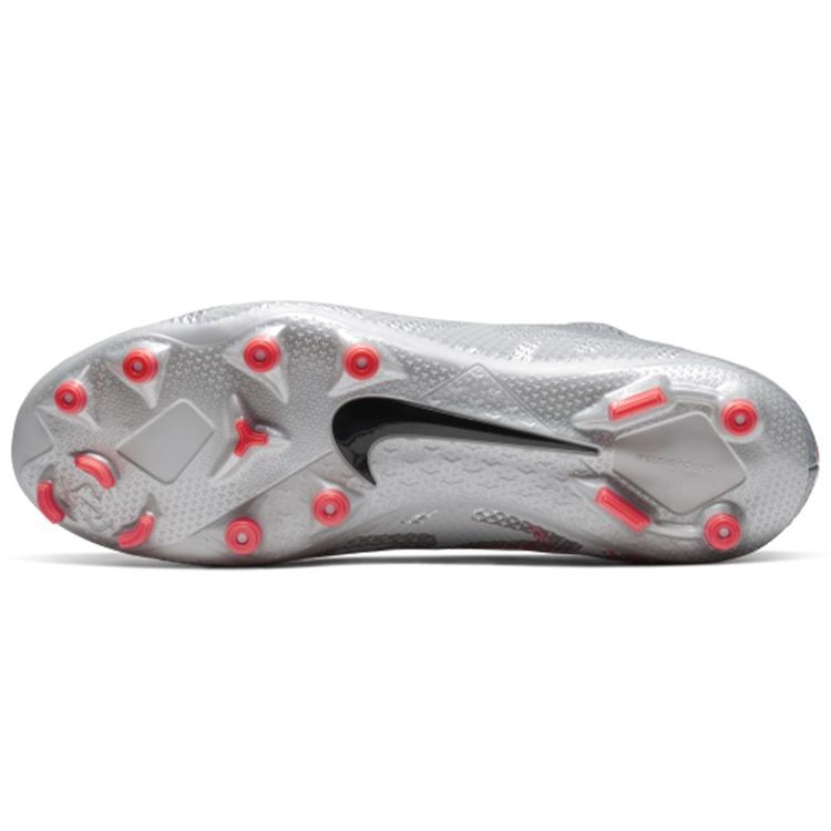 Nike Phantom Vision 2 Academy DF MG 'Metallic Grey Crimson' Men's CD4156-906