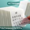 50 Sheets Waterproof Sticky Notes Transparent Paper Sticker Portable Note Paper