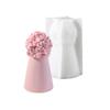 Silicone Candle Holder Molds Concrete Candlestick Molds Flower Shape Candle Base Moulds Silicone Texture for Crafting