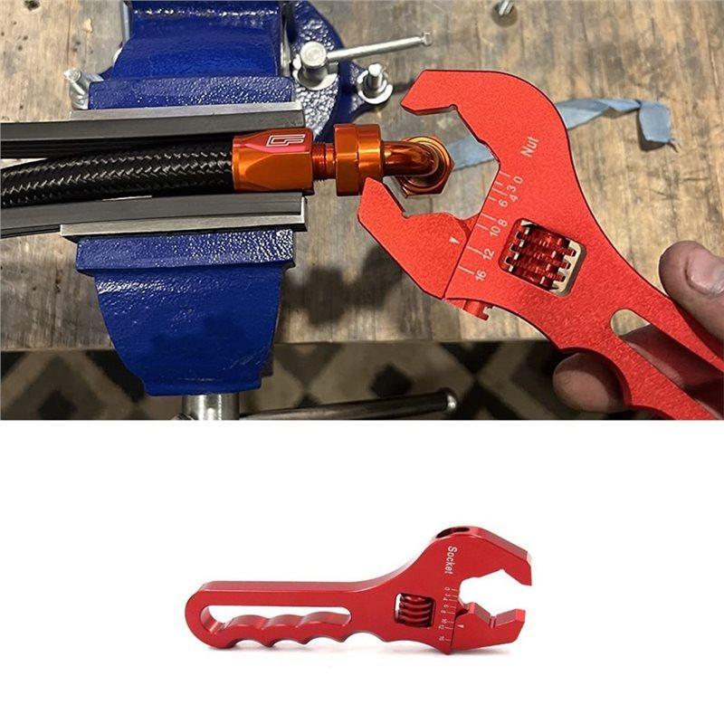 Adjustable Wrench For An Fitting Wrench 3AN-16AN Aluminum Spanner Tools For An Hose Fitting Adapter End
