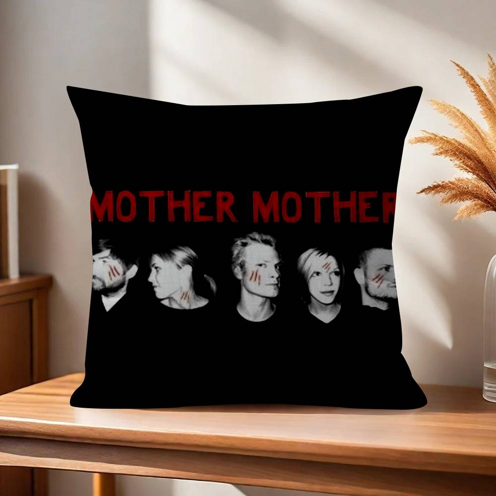 Popular Band Mother Mother Personalized Pillow Cover Kids Bedroom Wild Party Decor Pillowcase kid Birthday shower Gift