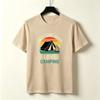 Camping TShirt Cool Dads Love Camping Retro Graphic Tee Vintage Sunset Casual Cotton Dad Gift Streetwear Harajuku Y2k Tops