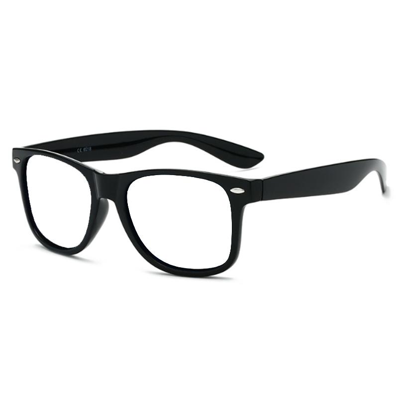 Vintage Rivets Glasses Men Women Square Prescription Eyewear 0 -0.5 -0.75 -1.0 -2.0 To -6.0