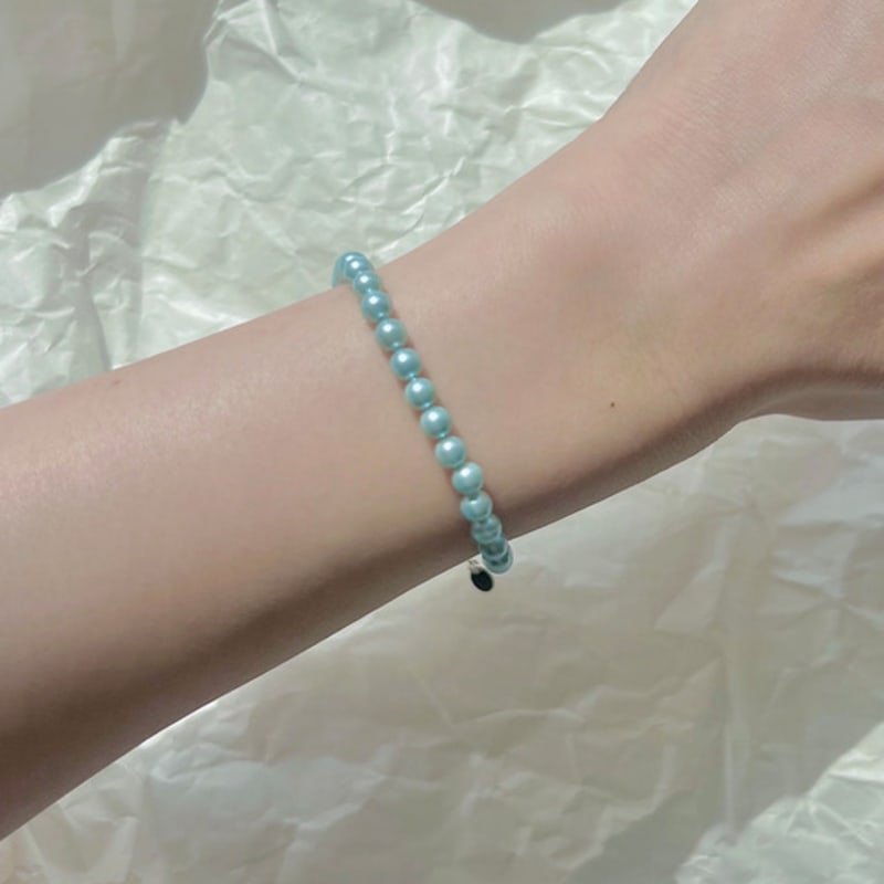 

KIETIMOOR Blue Pearl Bracelet (Silver 925) Blue Pearl Silver Bracelet Blue Pearl Bracelet(Silver925)