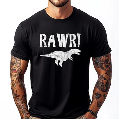 Rawr Designer T Shirt Men Anime T Shirts Graphic Cotton Short Sleeve Luxury Clothing Breathable Printed Happy New Years