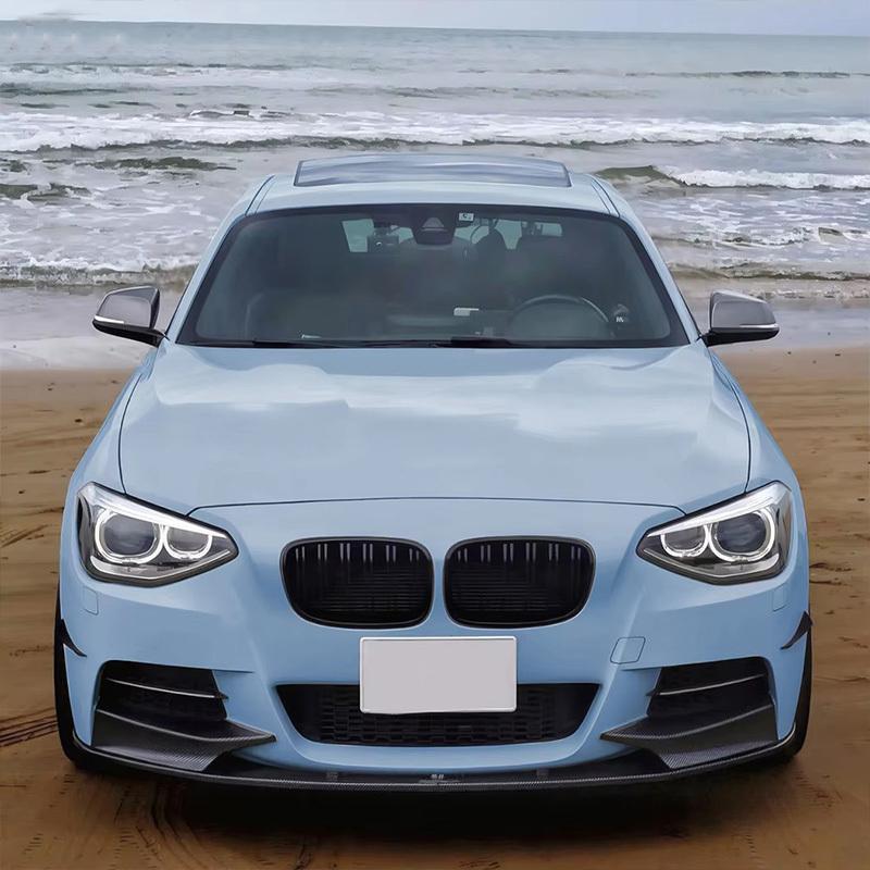 Car Front Bumper Racing Grille Front Kidney Dual Line Grilles for BMW 1 Series F20 F21 2011-2014 Car Front Grill Replacement