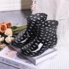Damen Kurze Röhre Blumenmuster Gummistiefel - Wasserdicht, Rutschfest, Modisch, Niedrig geschnittene Gummischuhe für Küche & Draußen… Mehr