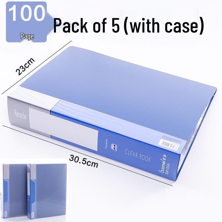 A4 mehrschichtige Seitenabtrenner und Dokumentenordner für Ringordner (20-100 Blatt)