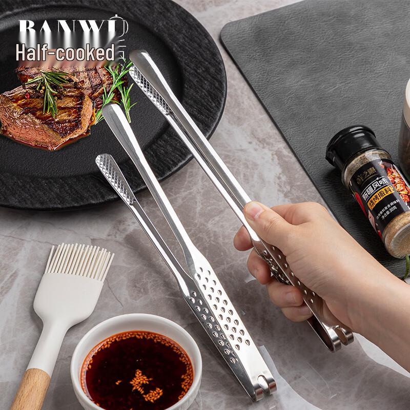Stainless Steel Kitchen Food Tongs
