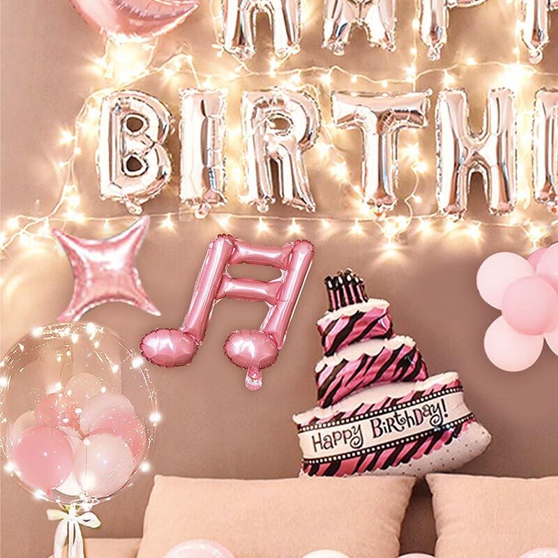 Xinxin Jingyi Birthday Decoration Set Boys Girls Balloon Package Children's Birthday Surprise Party Backdrop Wall