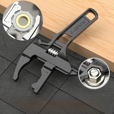 6-68mm Evrensel Tamir Banyo El Aletleri Geniş Ağızlı Boru Anahtarı Somun Anahtarı Ayarlanabilir İngiliz Anahtarı Ev Tamir Aleti Anahtar